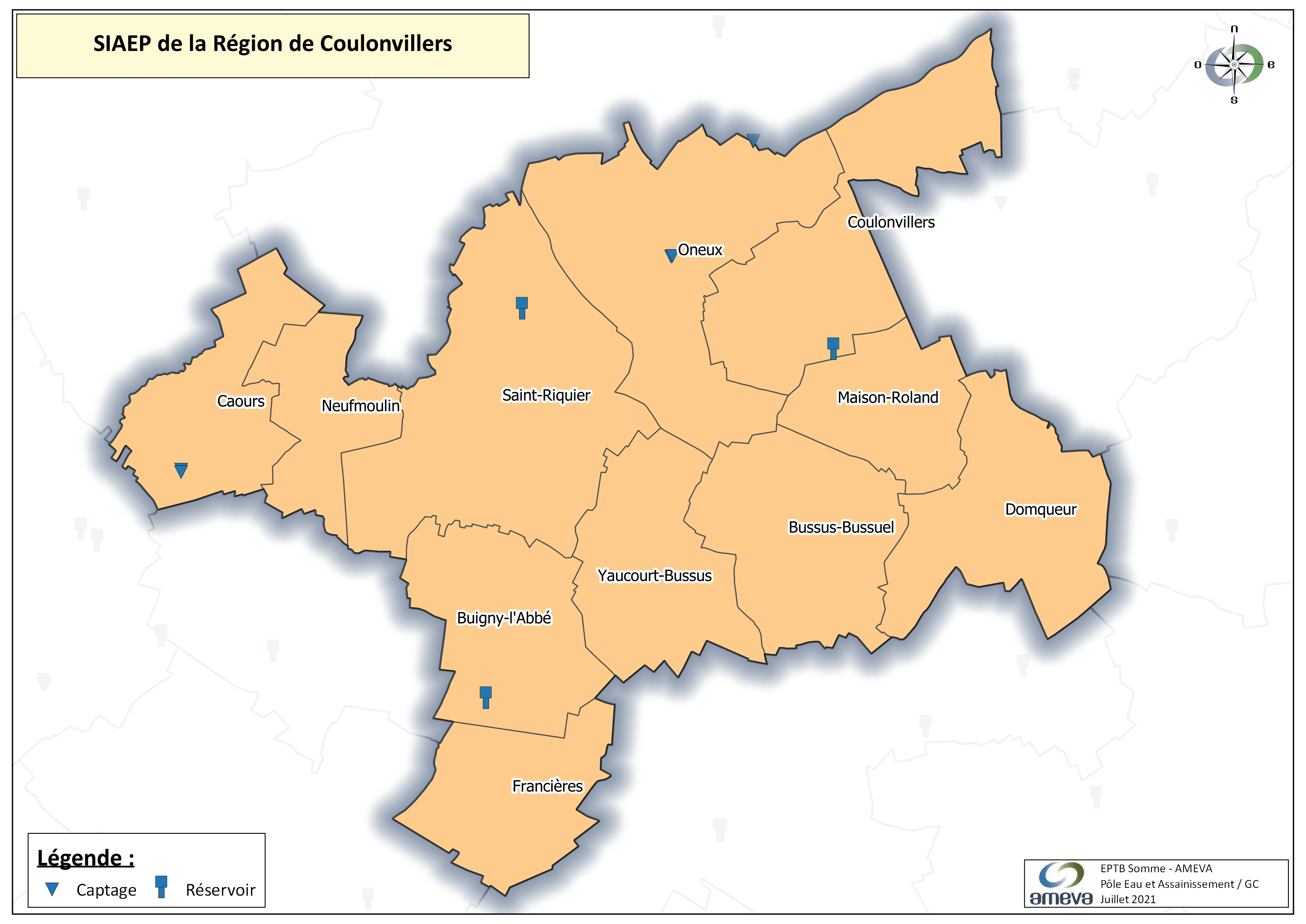 Carte des communes